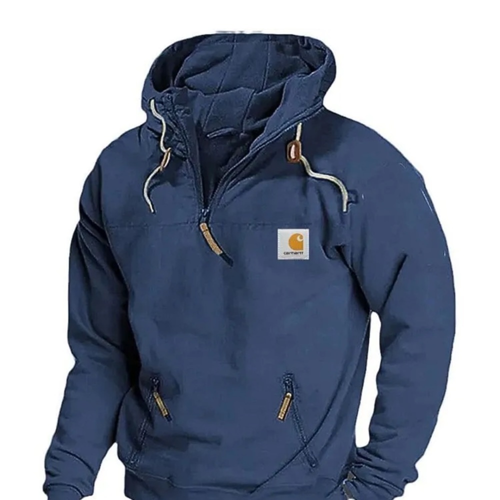 Carhartt Navy Blue Pullover Hoodie